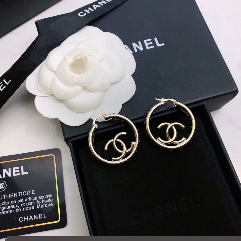Ch*el earrings